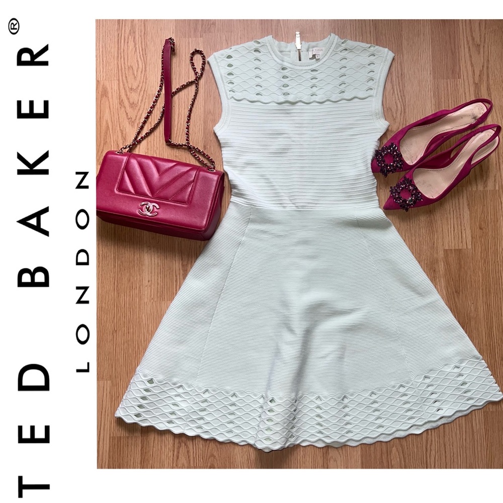 Ted Baker Mint Zaralia sleeveless knit skater dress